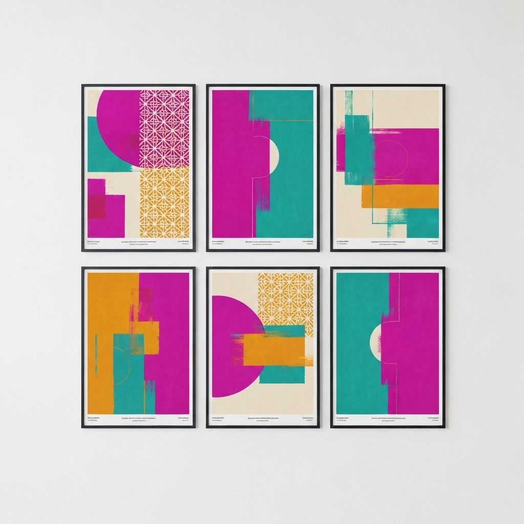 Abstract Art Poster Set